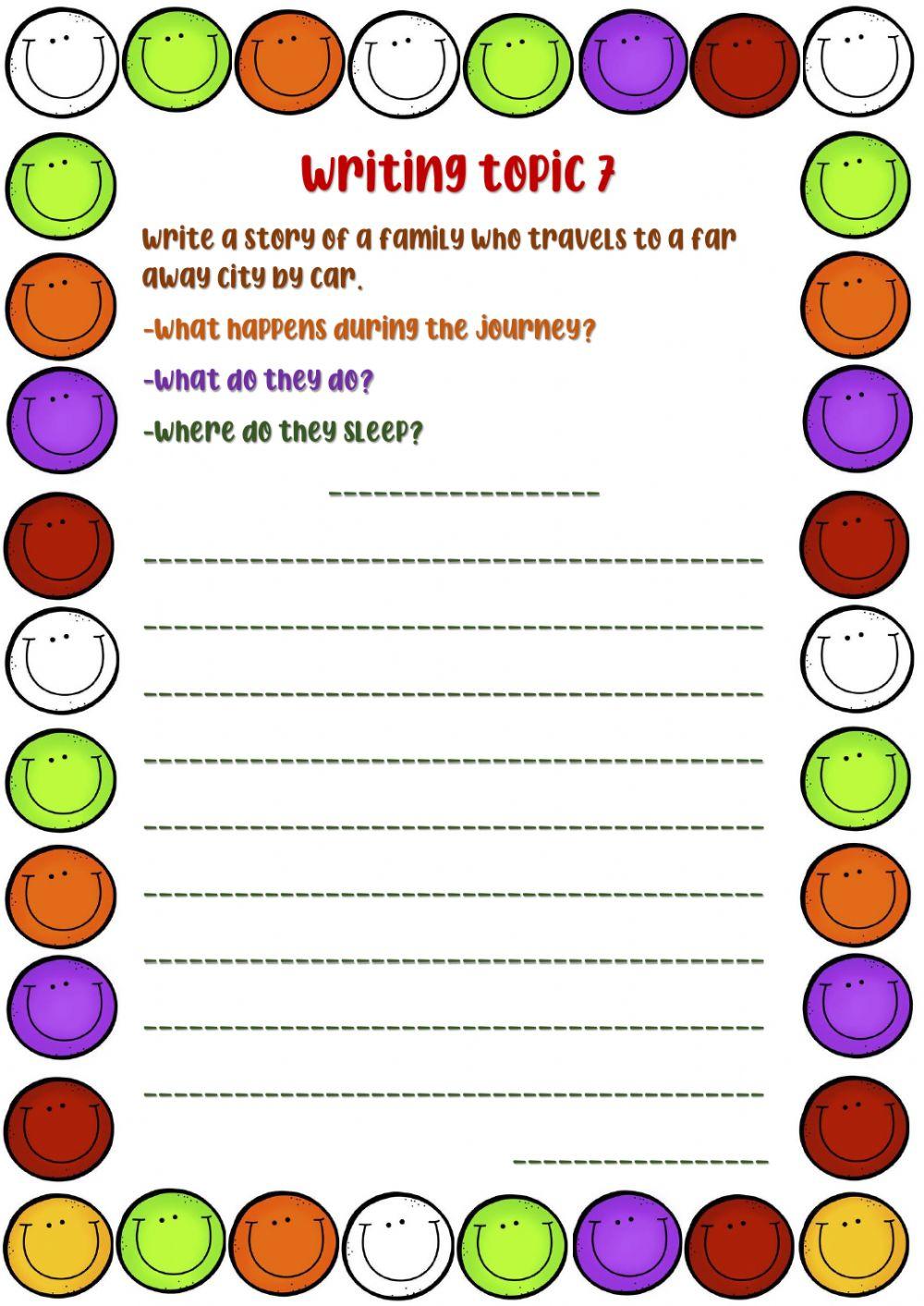 6th Grades Writing Topic-7