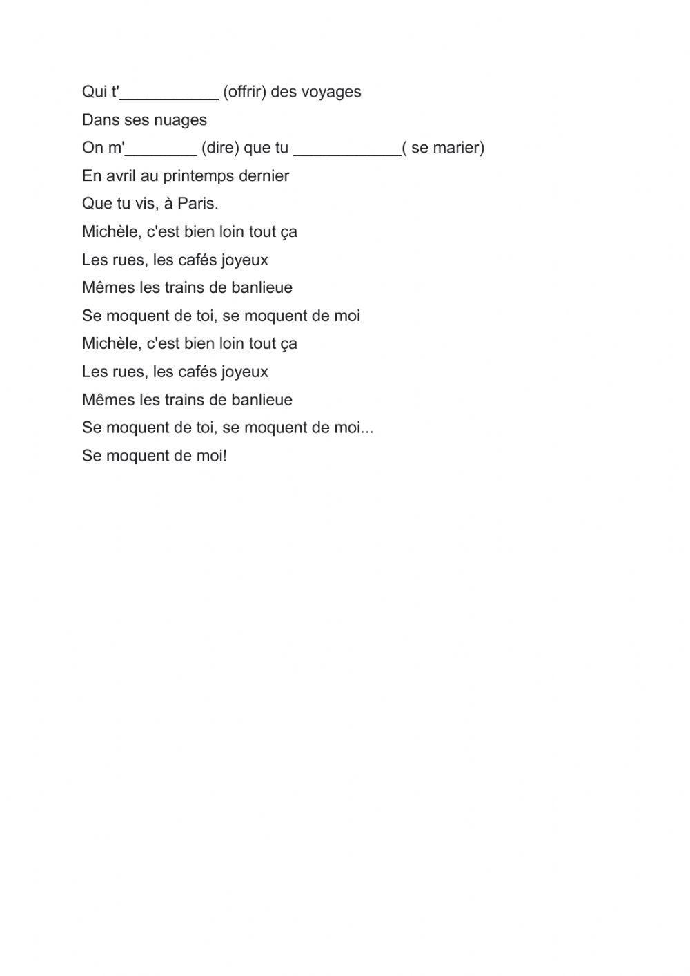 Michèle, Gérard Lenorman (1976)