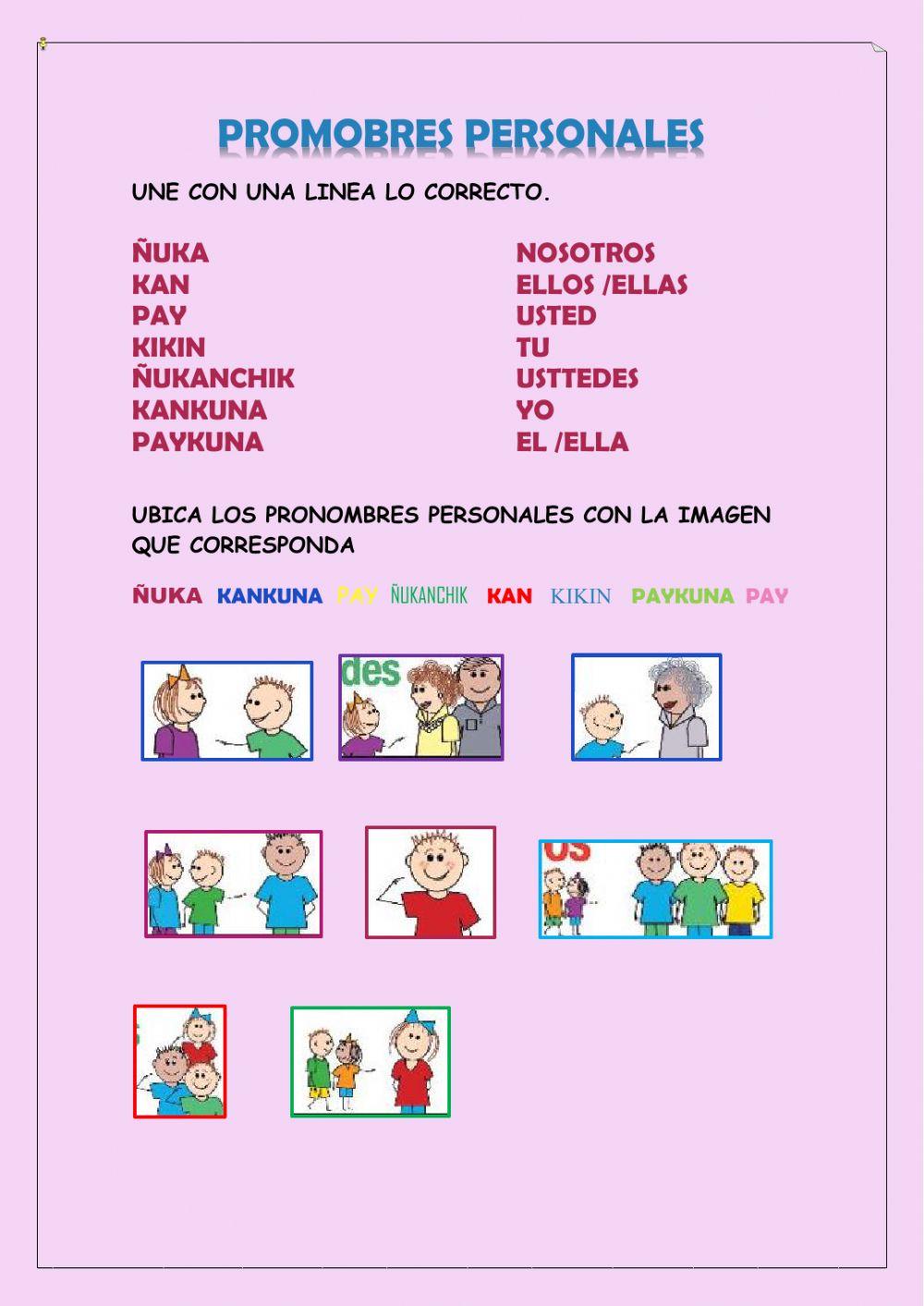 Pronombres en kichwa