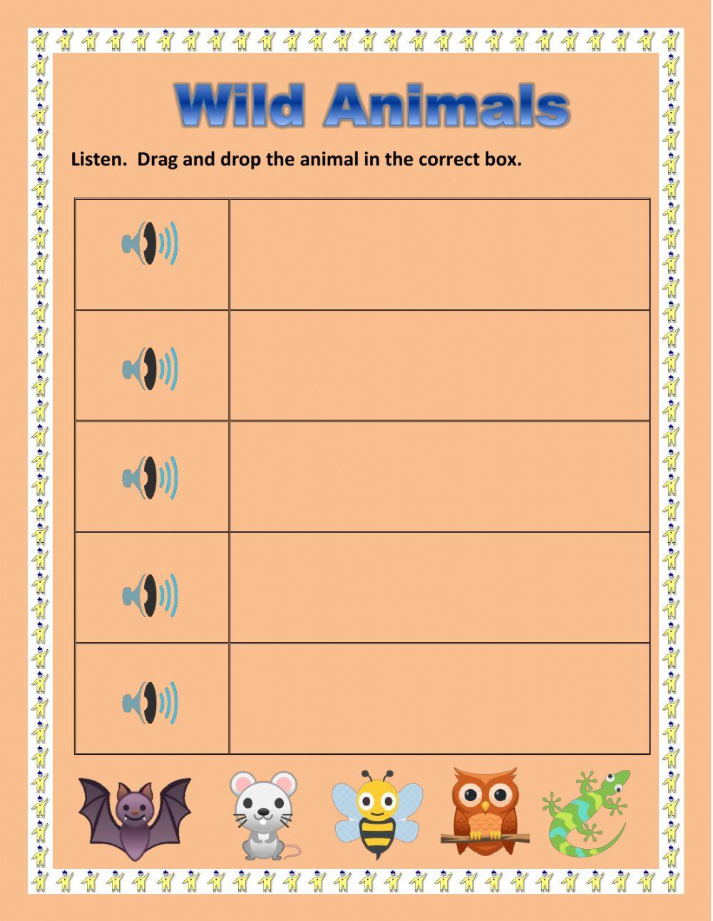 How To Get Free Points On Wild Animals Online Wild animals online exercise for preschool | Live Worksheets