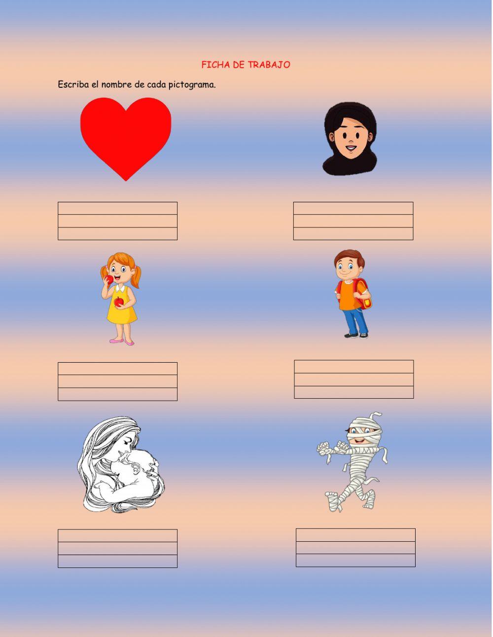 Escritura de pictogramas