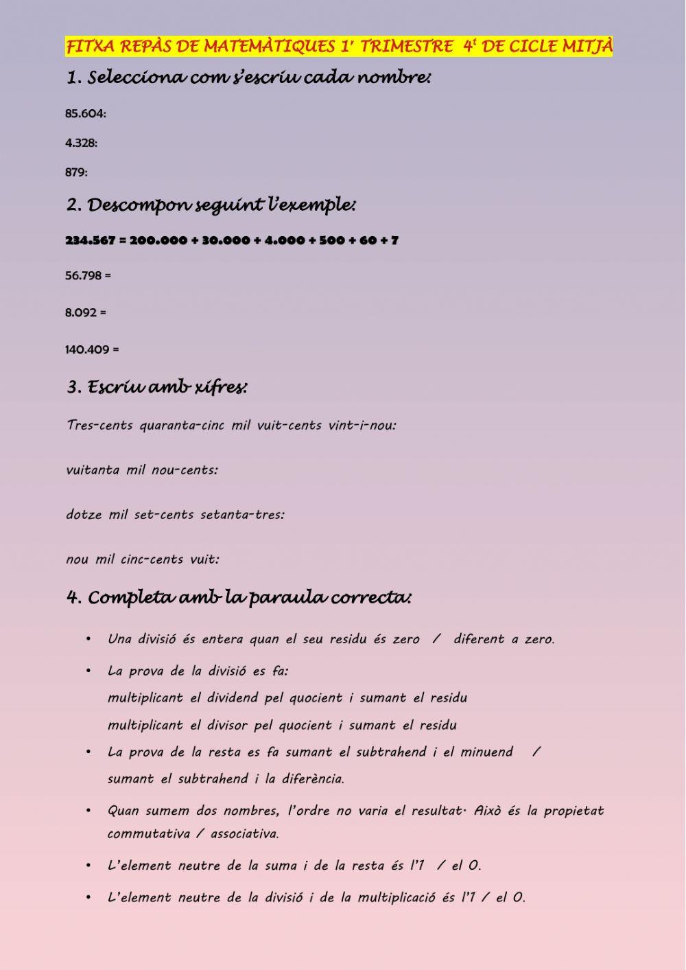 Repàs 4t 1r trimestre