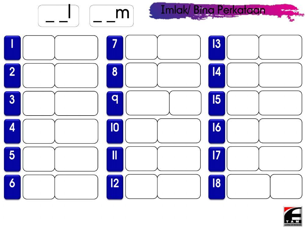 Latihan Set 2 Modul JKK: KV+(l-m)