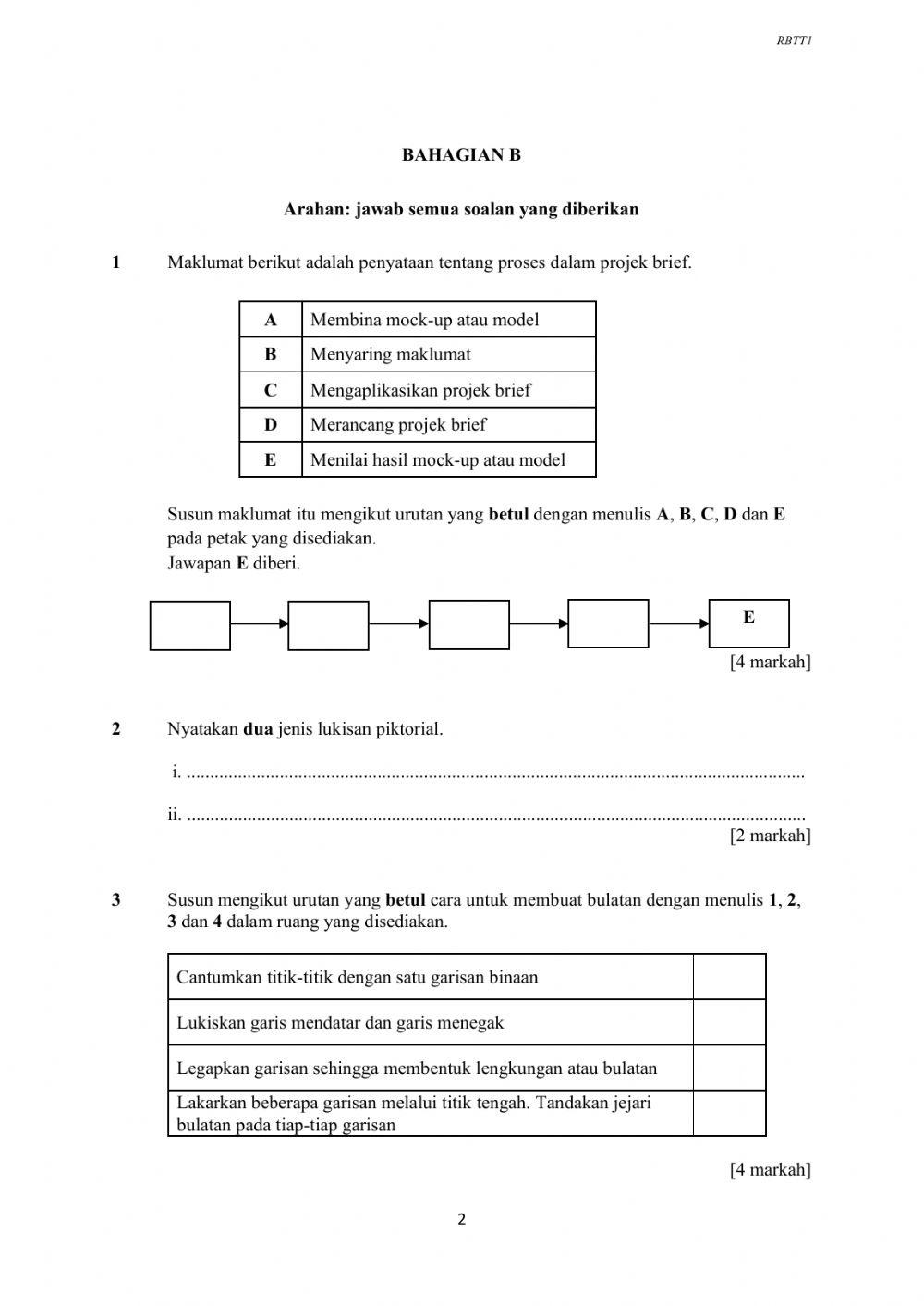 Ulangkaji rbt tingkatan 1