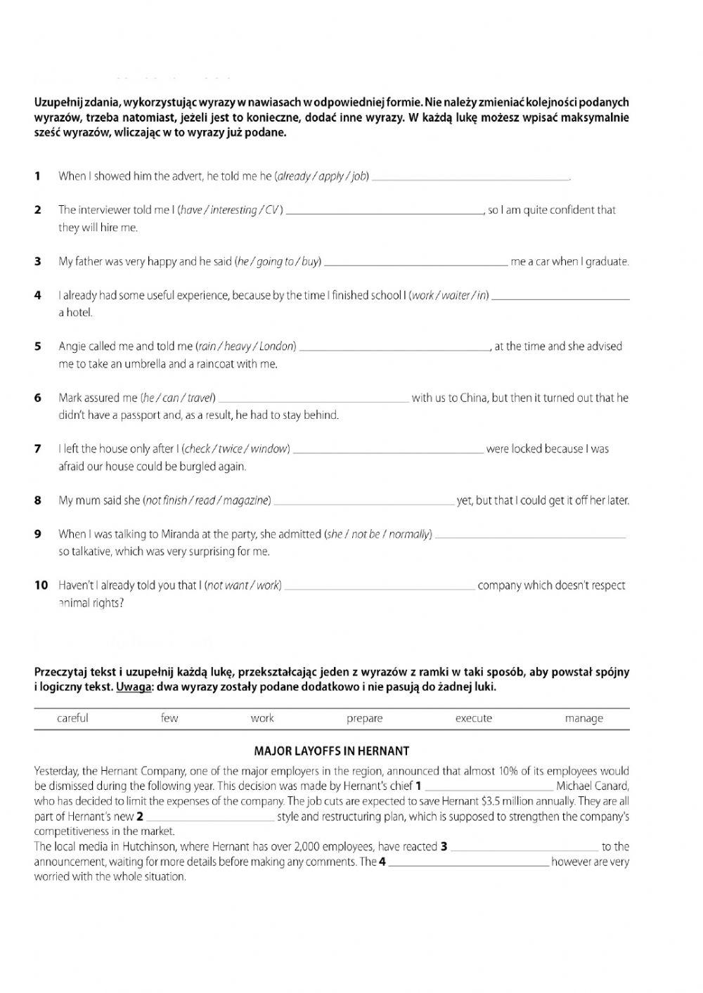 Sentence  - word formation myperspectives 2U3