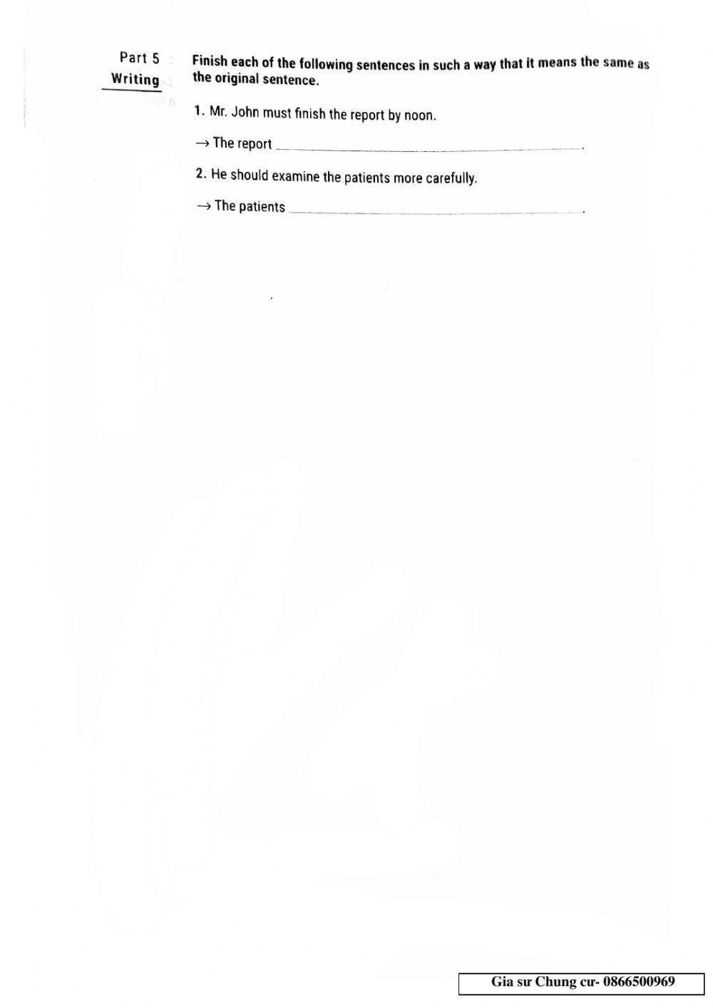 Lớp 10 - Kiểm tra 45 phút Unit 6,7