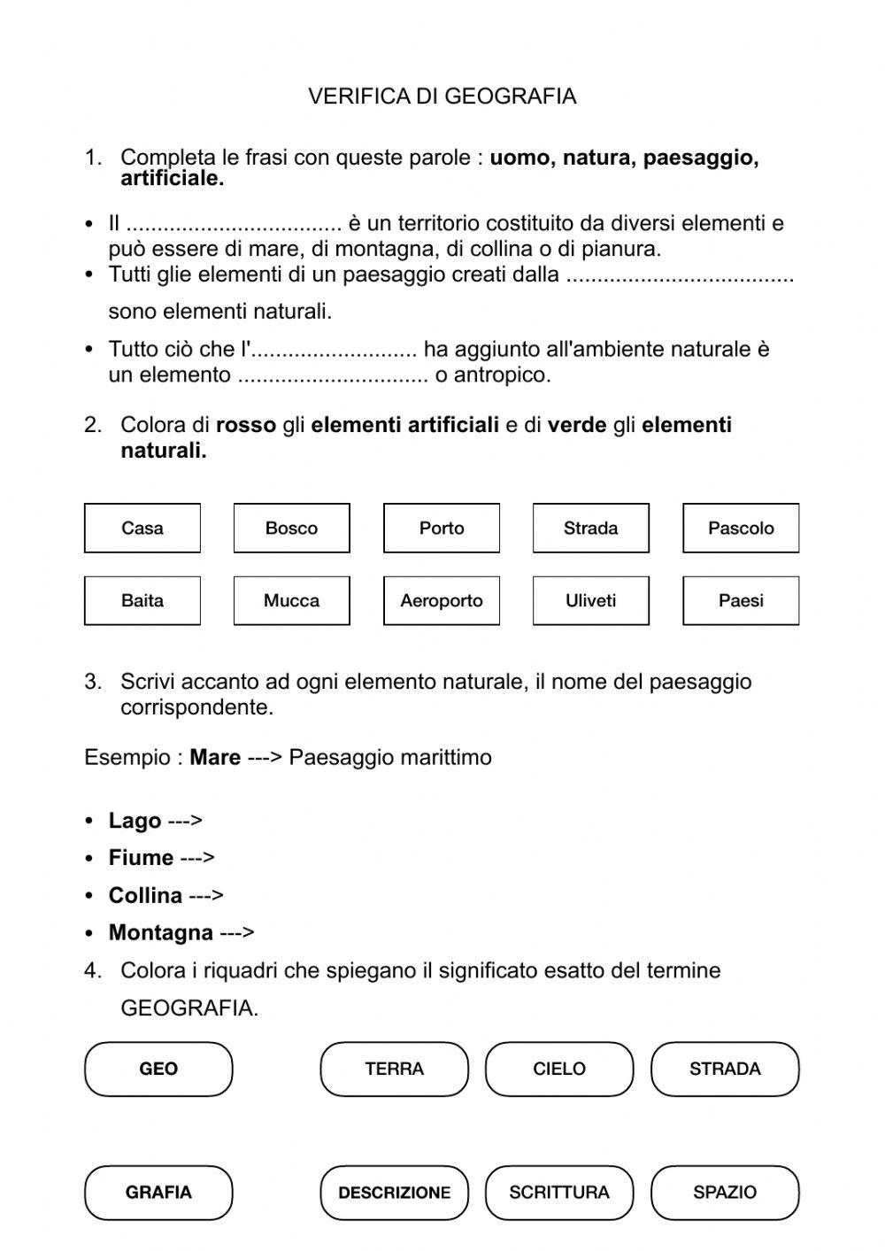 Geografia: il paesaggio e il geografo