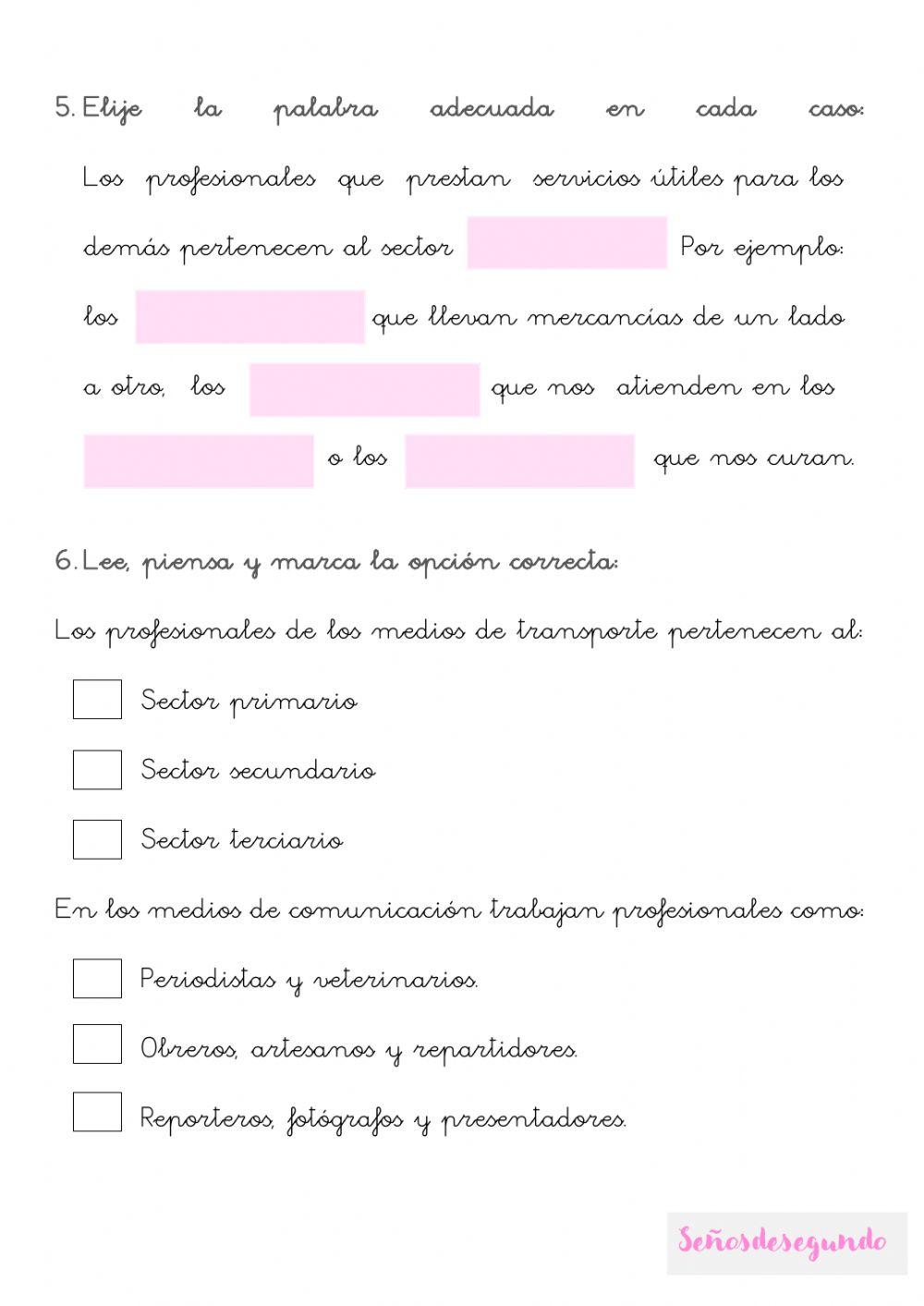 ¡Cuántas profesiones!