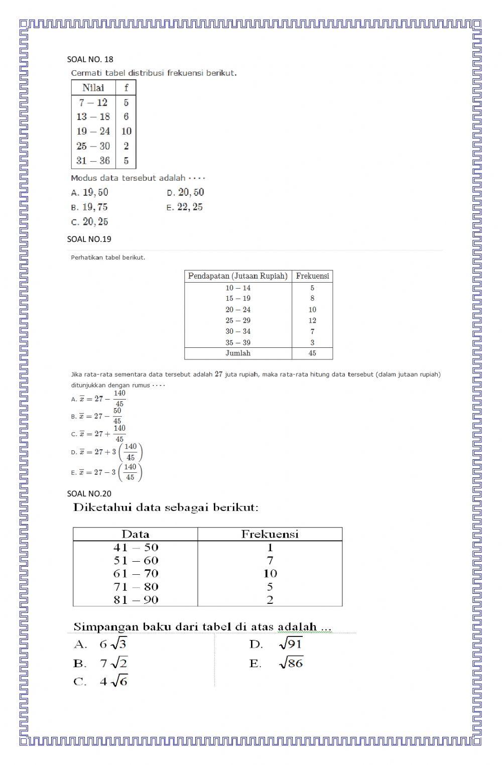 Penilaian akhir semester ganjil 2020-2021
