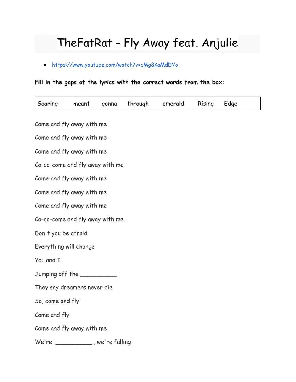 TheFatRat - Fly Away feat. Anjulie