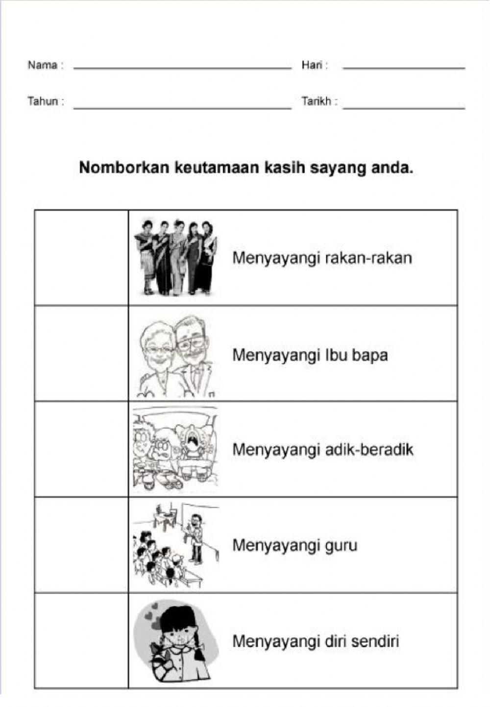 Bersyukur dan kasih sayang