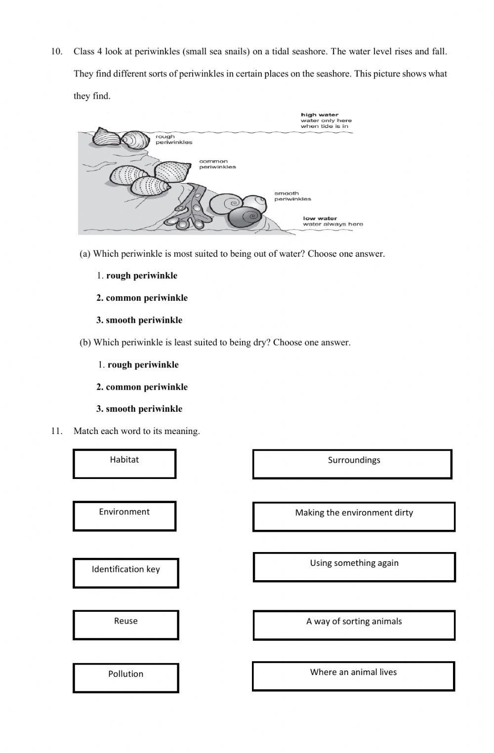 PAS Science 4 Grader 2020