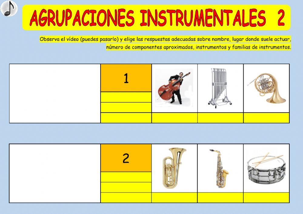 AGRUPACIONES INSTRUMENTALES 2