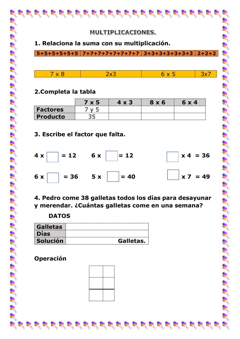 Multiplicaciones