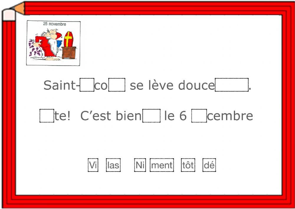 Vite C'est bientôt le 6 décembre