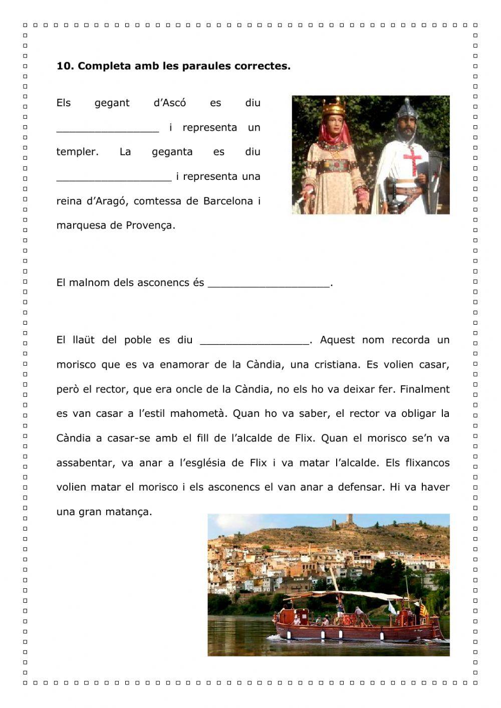 Projecte interdisciplinari LA LOCALITAT