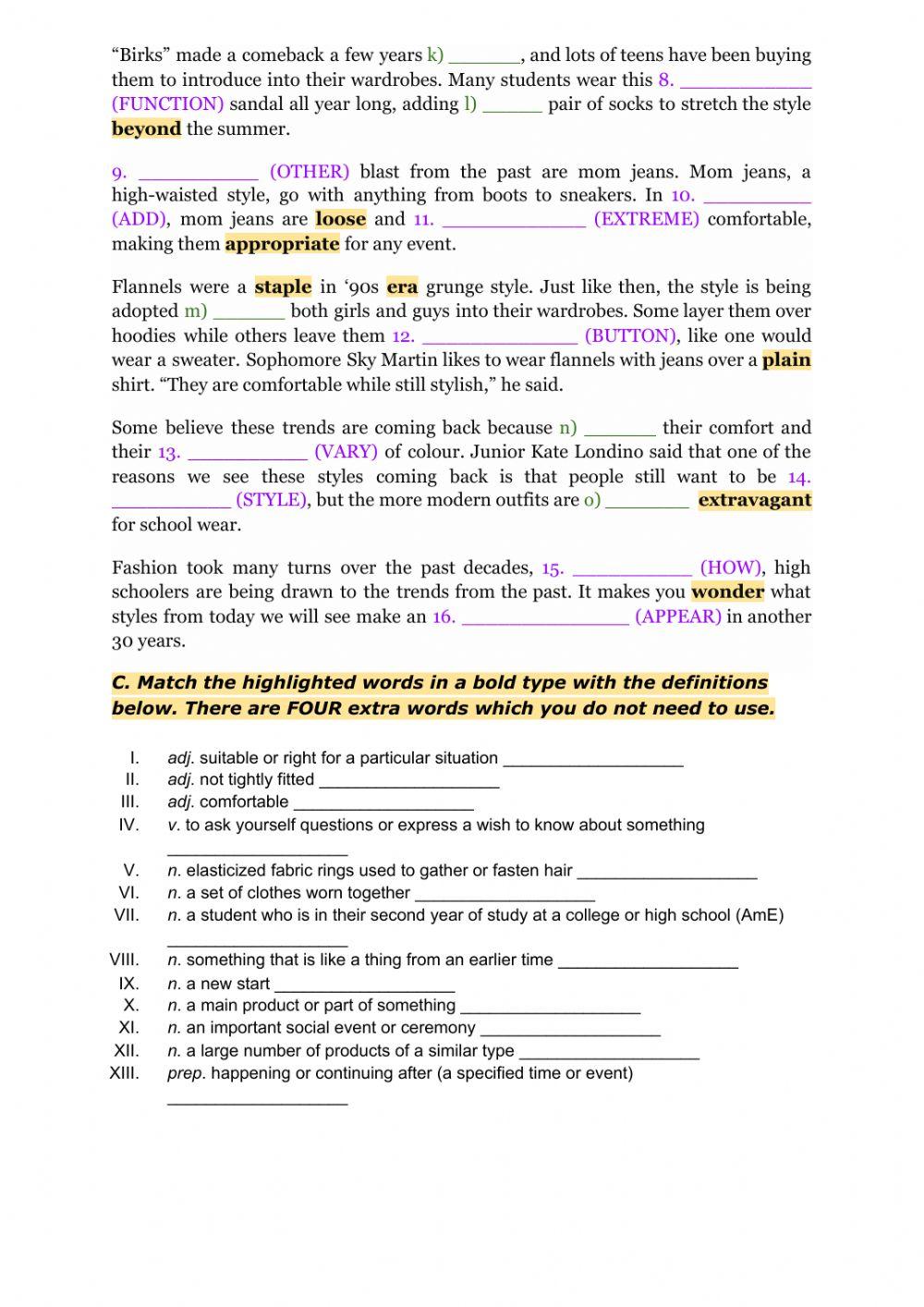 Old Trends Coming Back Into Style in 2020