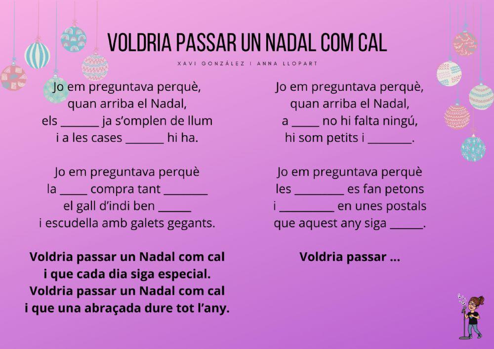 Cançó UN NADAL COM CAL