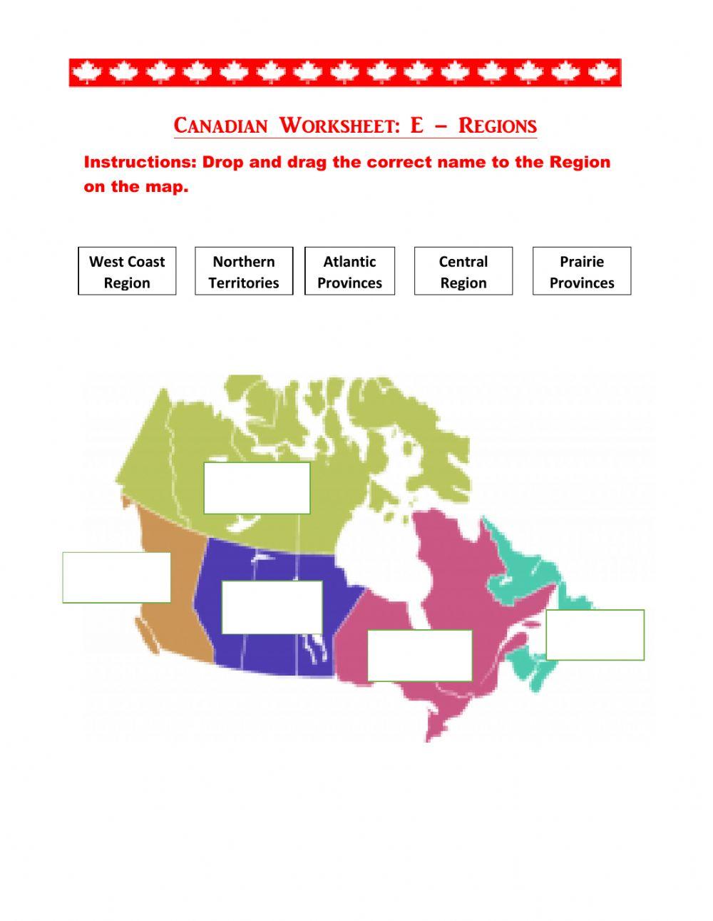 Canadian Regions