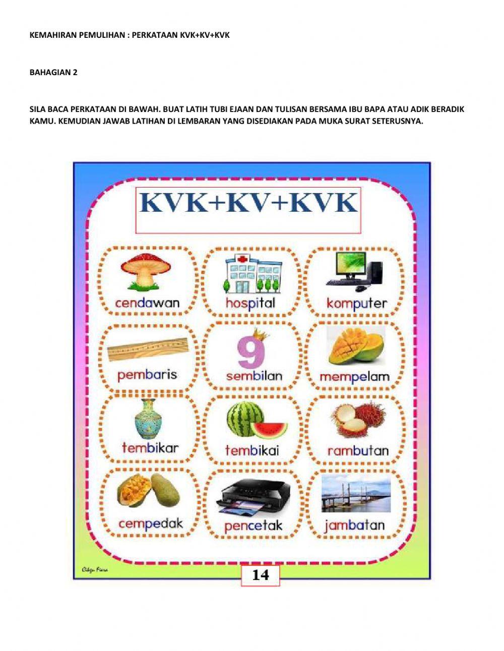 Latihan KVK+KV+KVK - Part 2