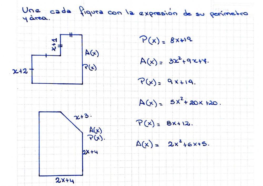 Polinomios - Perimetro y Area
