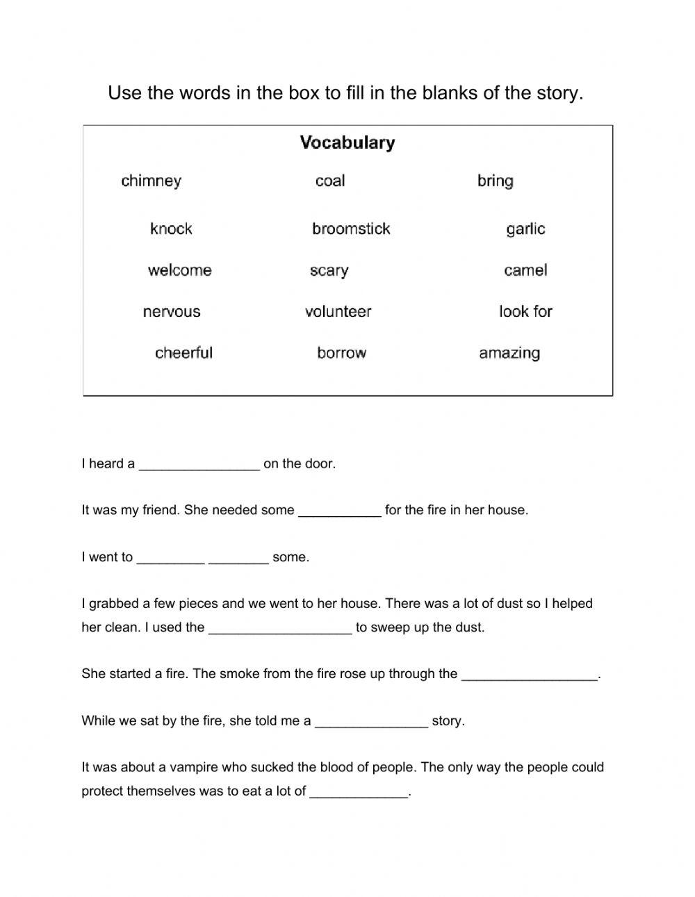 Lesson 7 Vocabulary Practice