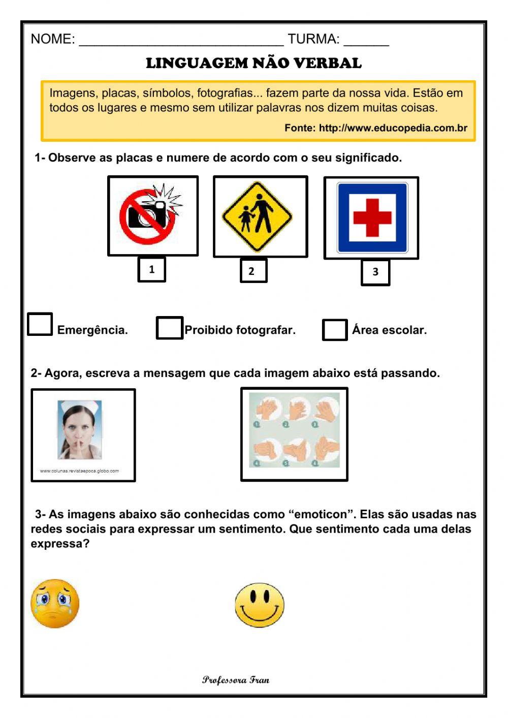 Linguagem não verbal