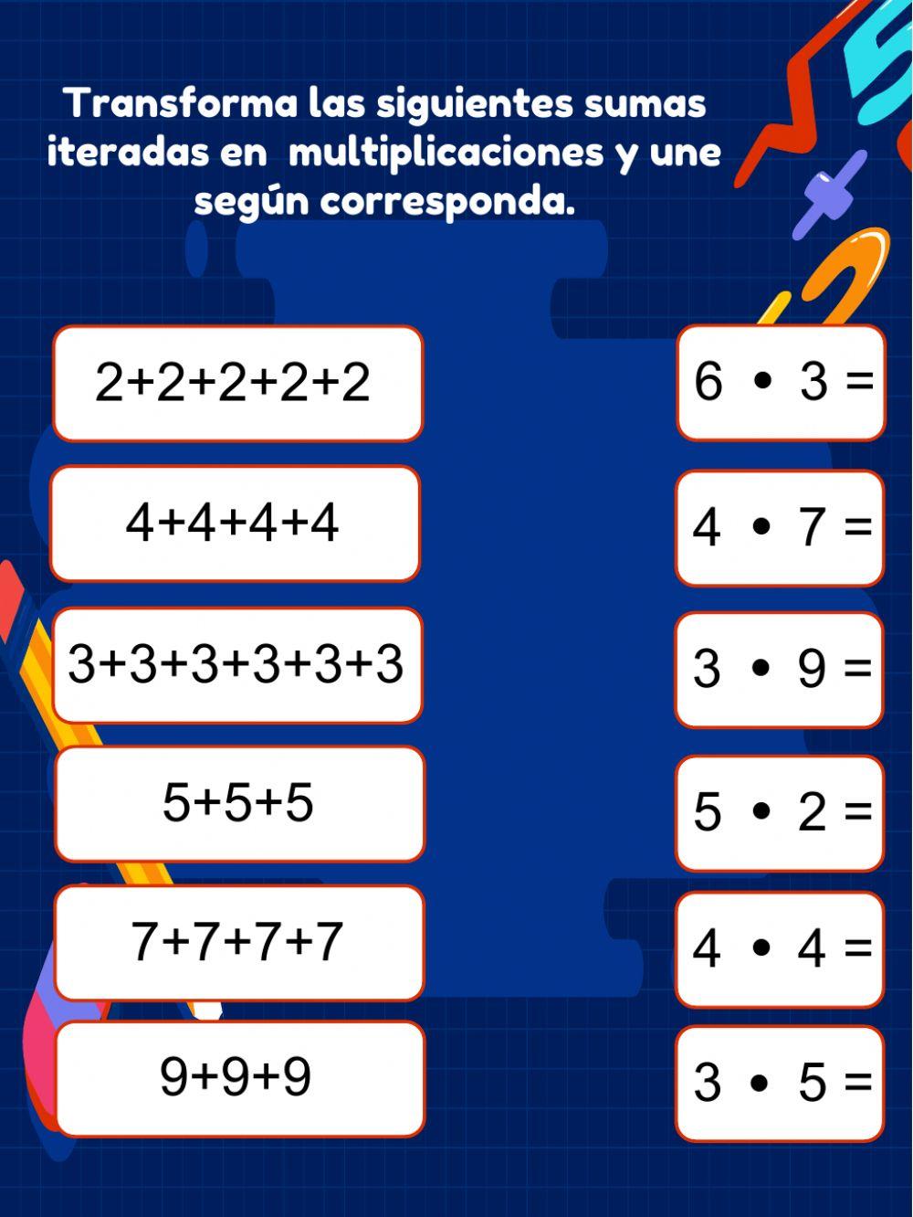 Multiplicación Repaso