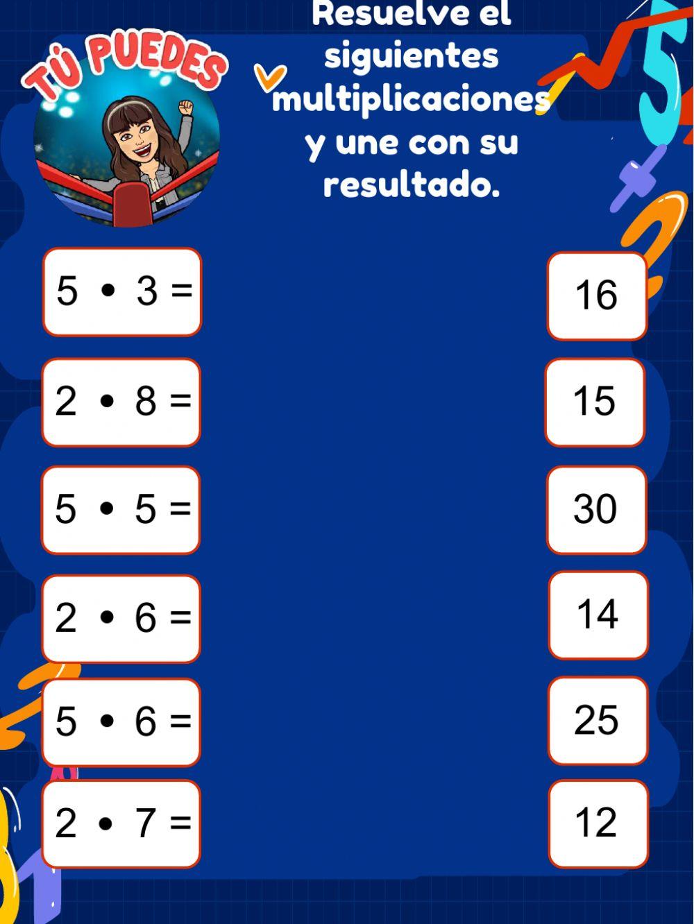 Multiplicación Repaso