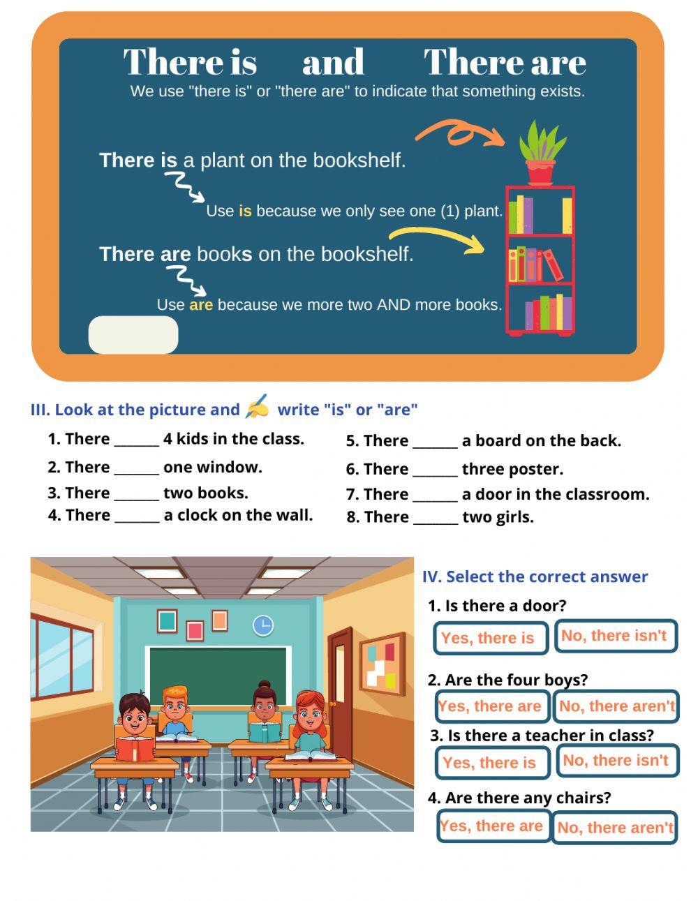 Types of dictionaries-There is-there are