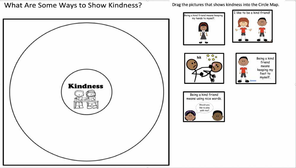 What Are Some Ways to Be Kind Circle Map