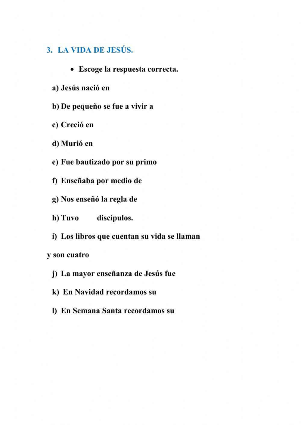 Actividades de evangélica