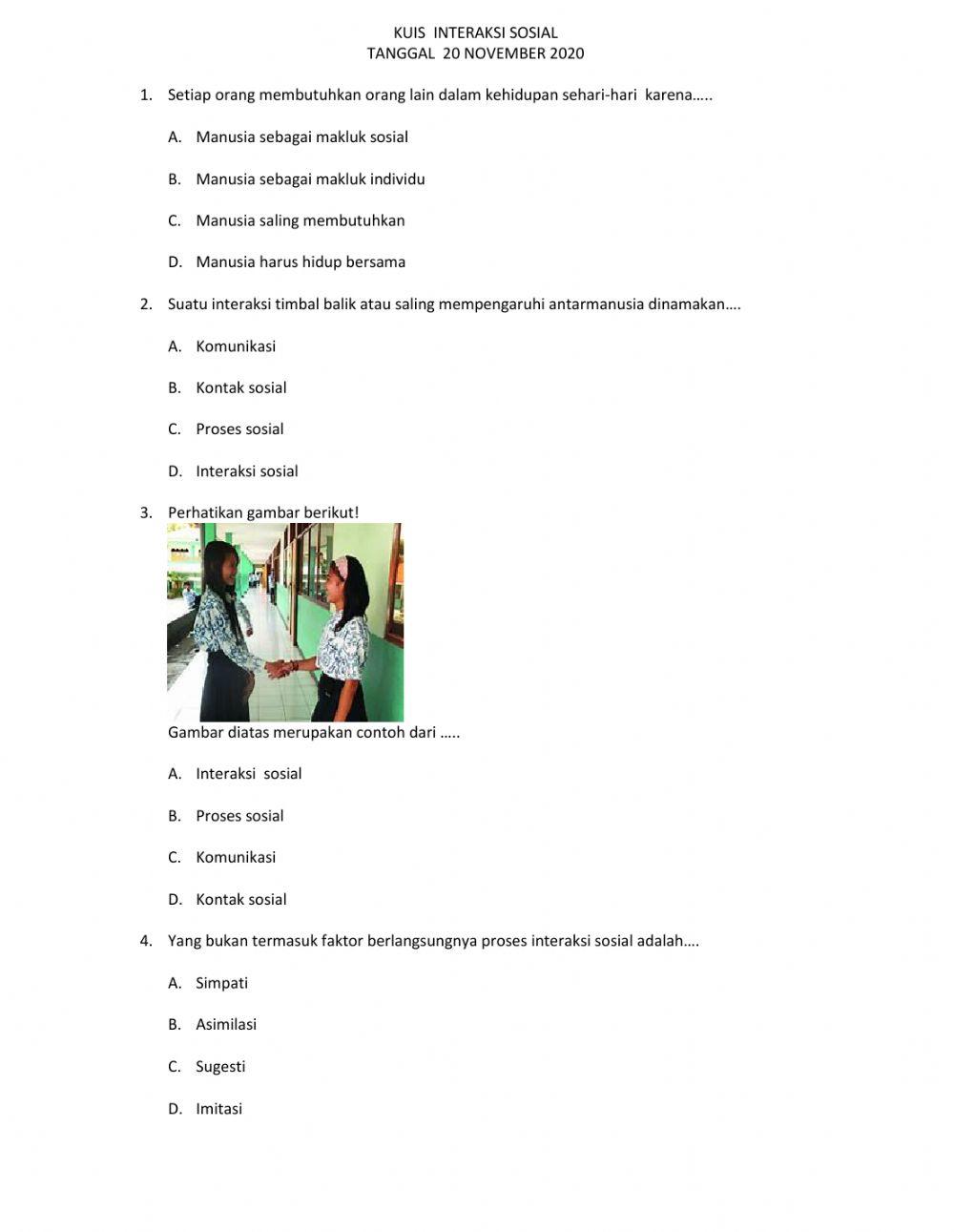 Interaksi sosial budaya