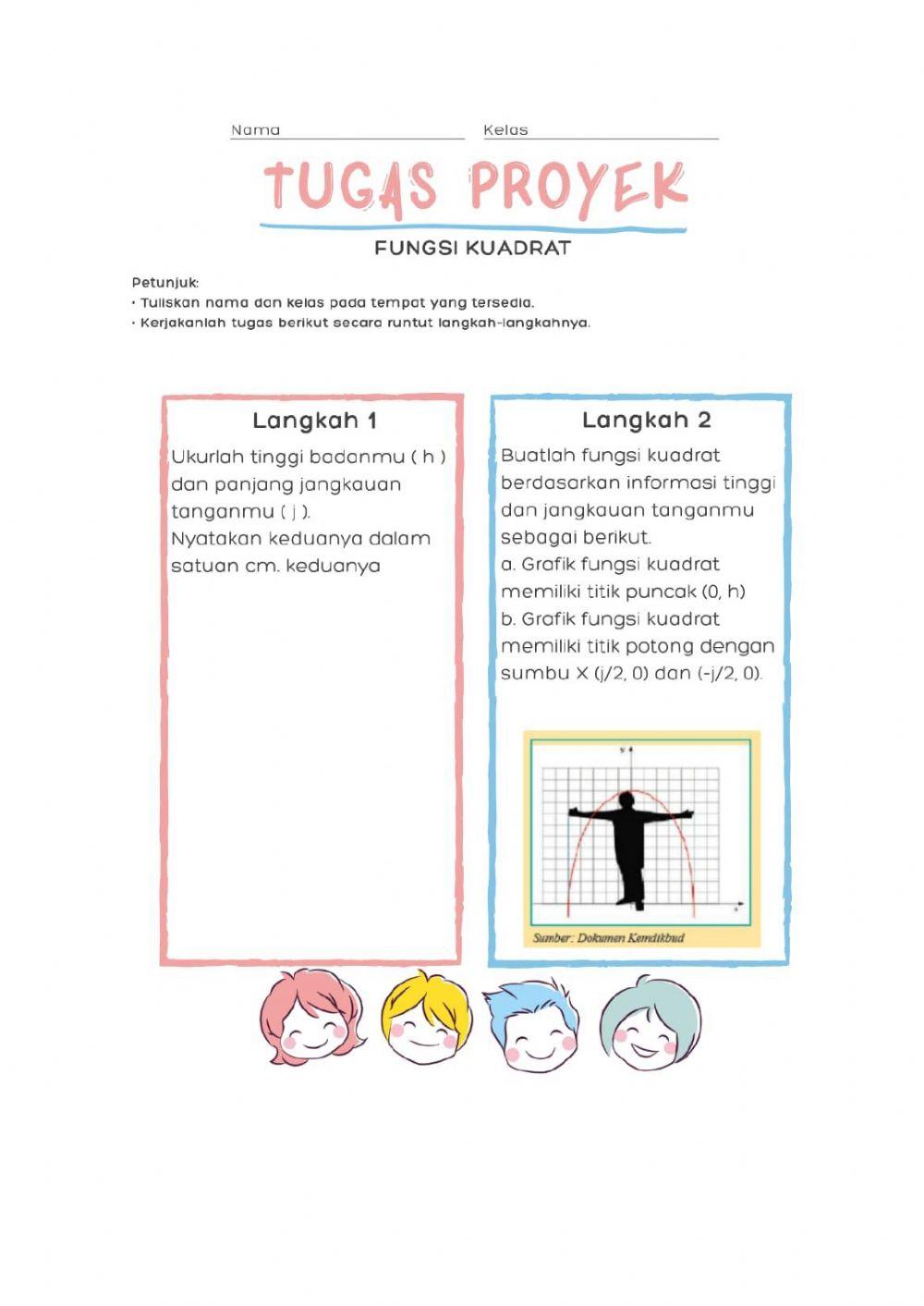 Tugas proyek fungsi kuadrat