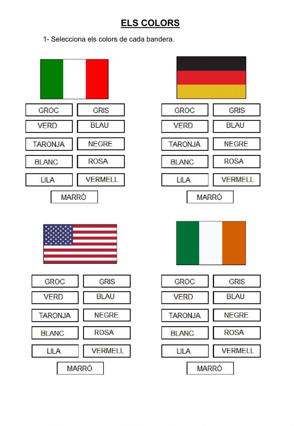 Els colors de les banderes