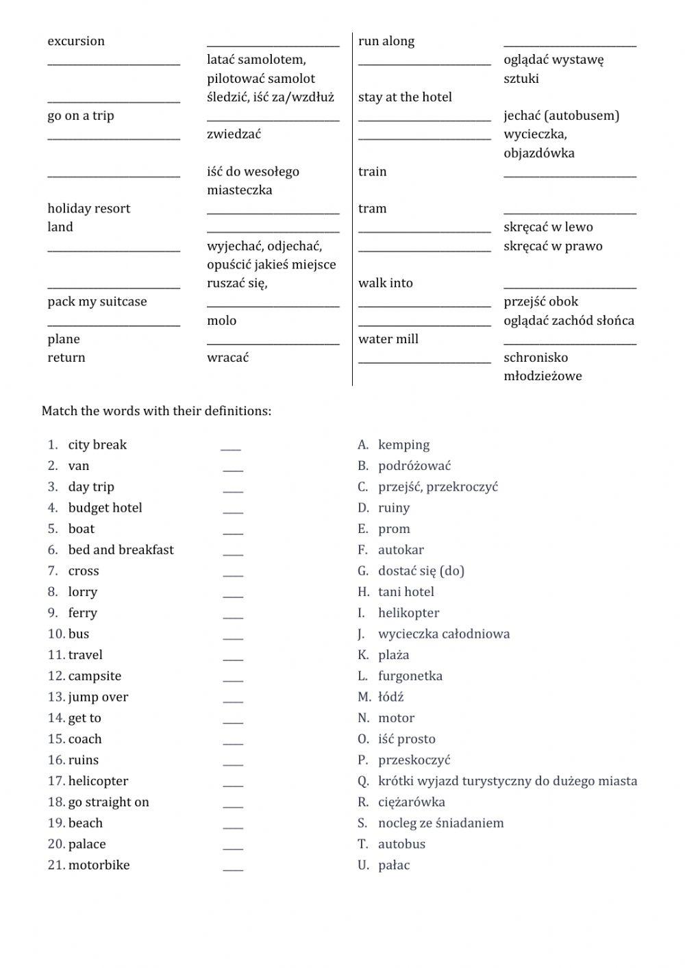 Nowa Era - podróżowanie quiz