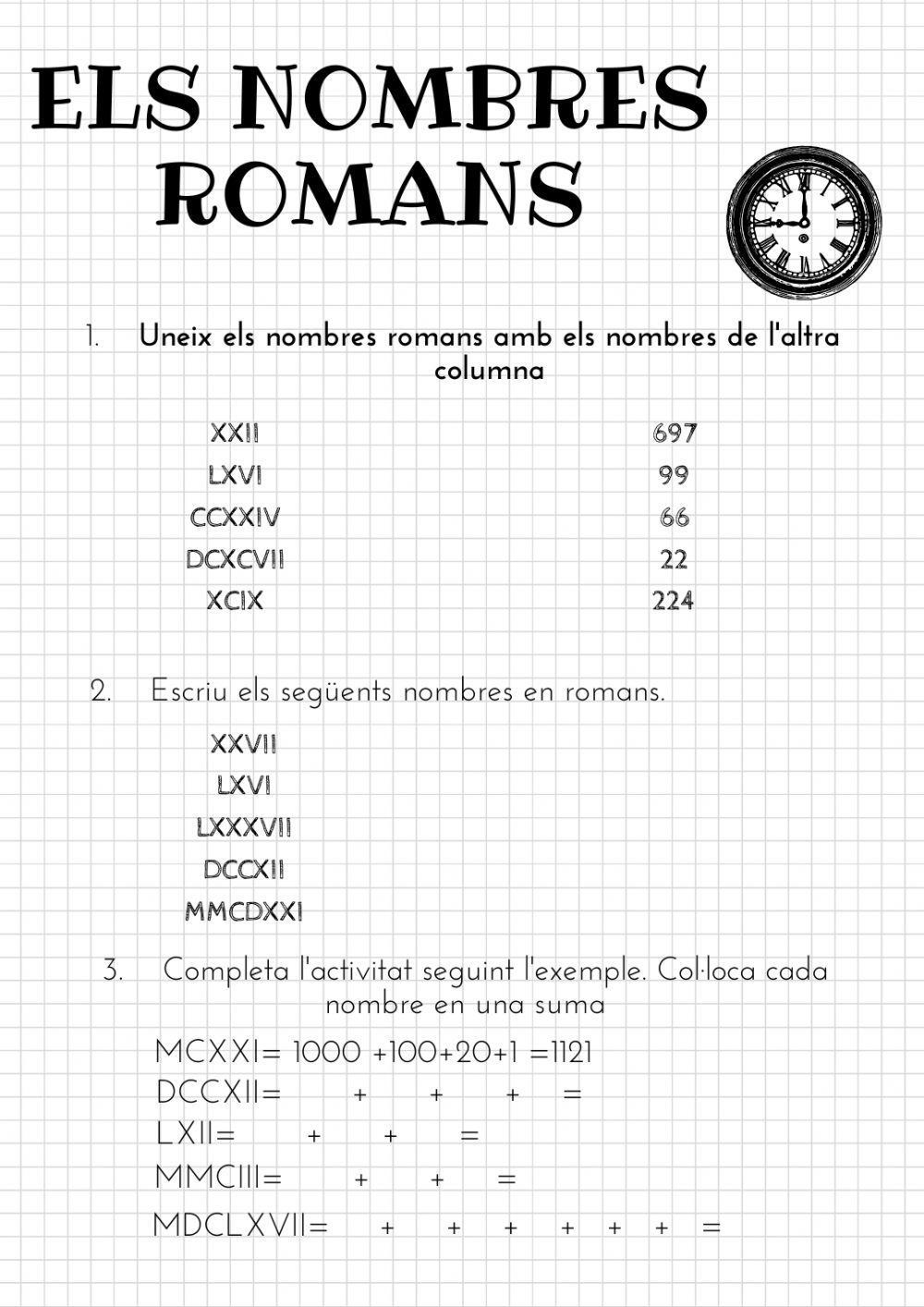 Nombres Romans
