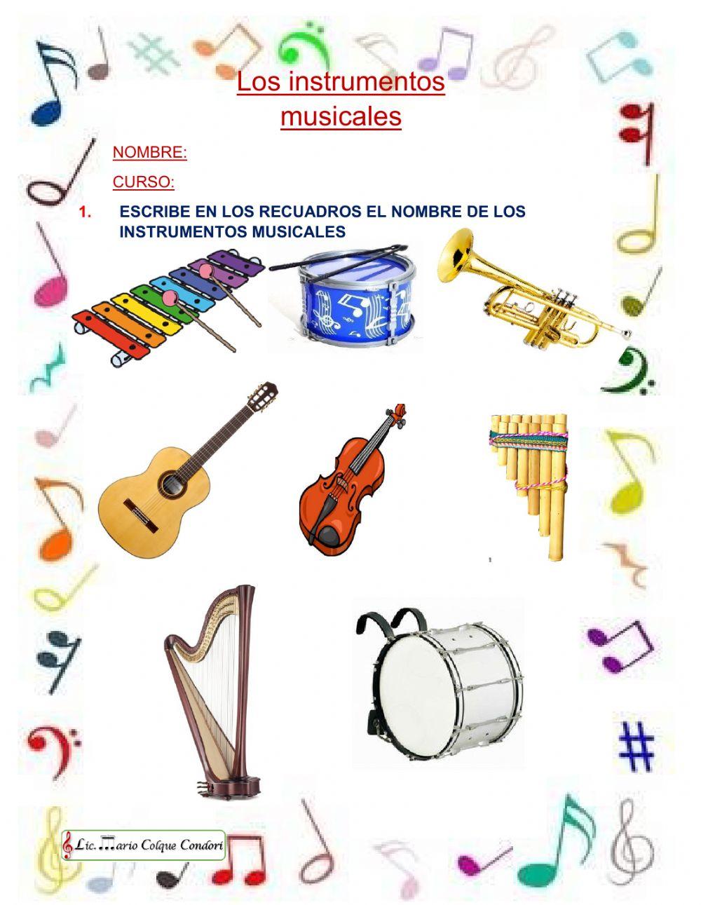 Instrumentos musicales 1- mario colque condori