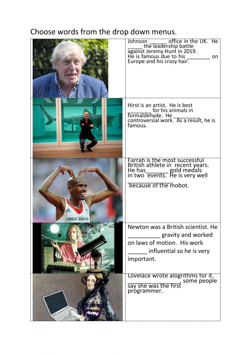 Significant British Figures