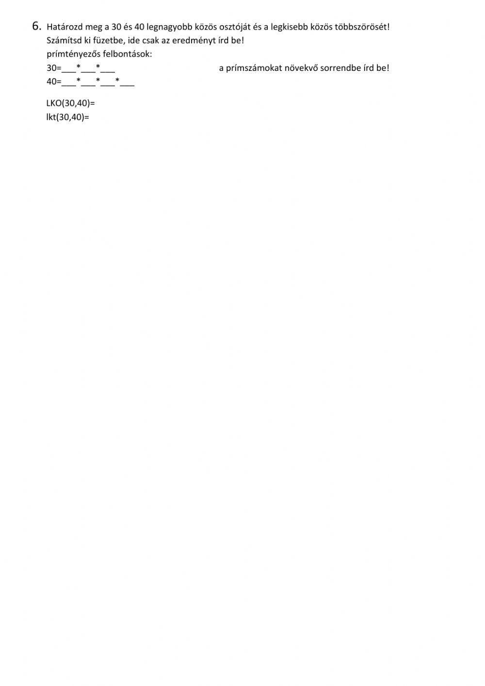 Természetes számok