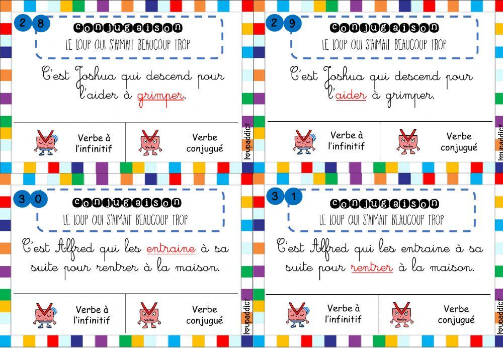 Verbe conjugué ou infinitif?