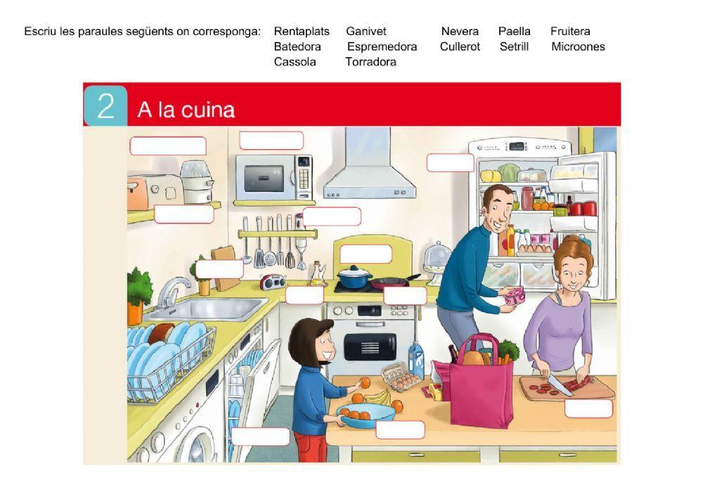 Vocabulari de la cuina