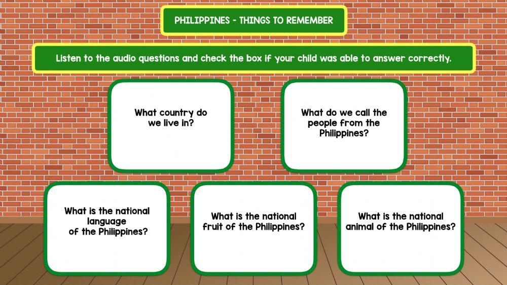 Philippines - Things to Remember