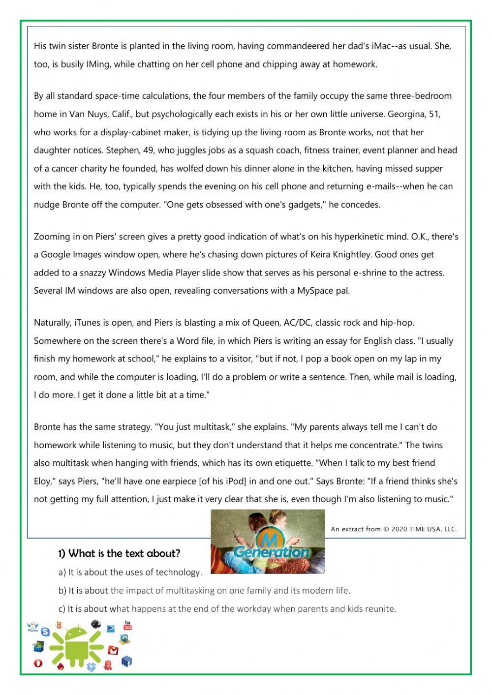 Teenagers and technology