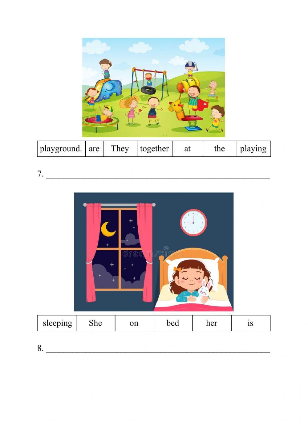 English year 3 Right now