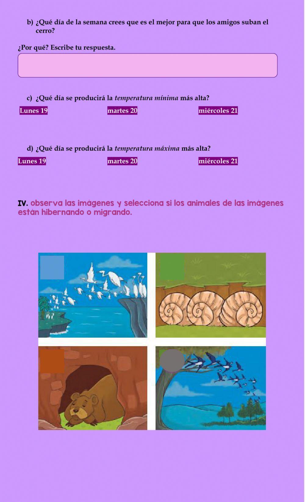 Evaluación tiempo atmosférico