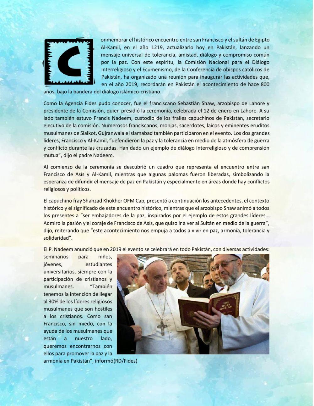 Francisco y clara de asis