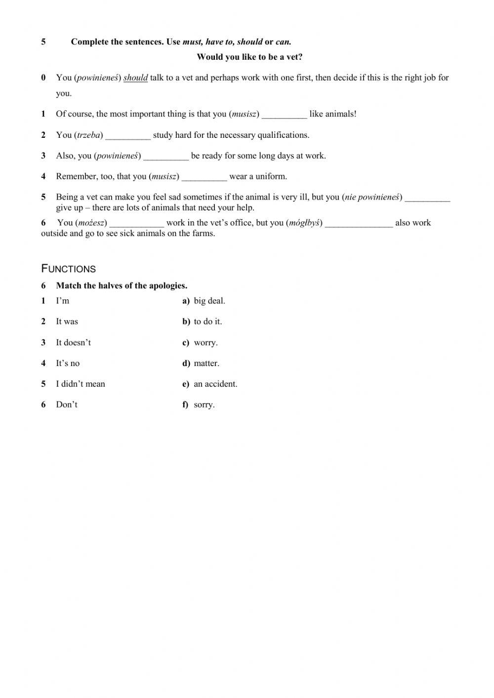 Discover English 3 Unit Test 5