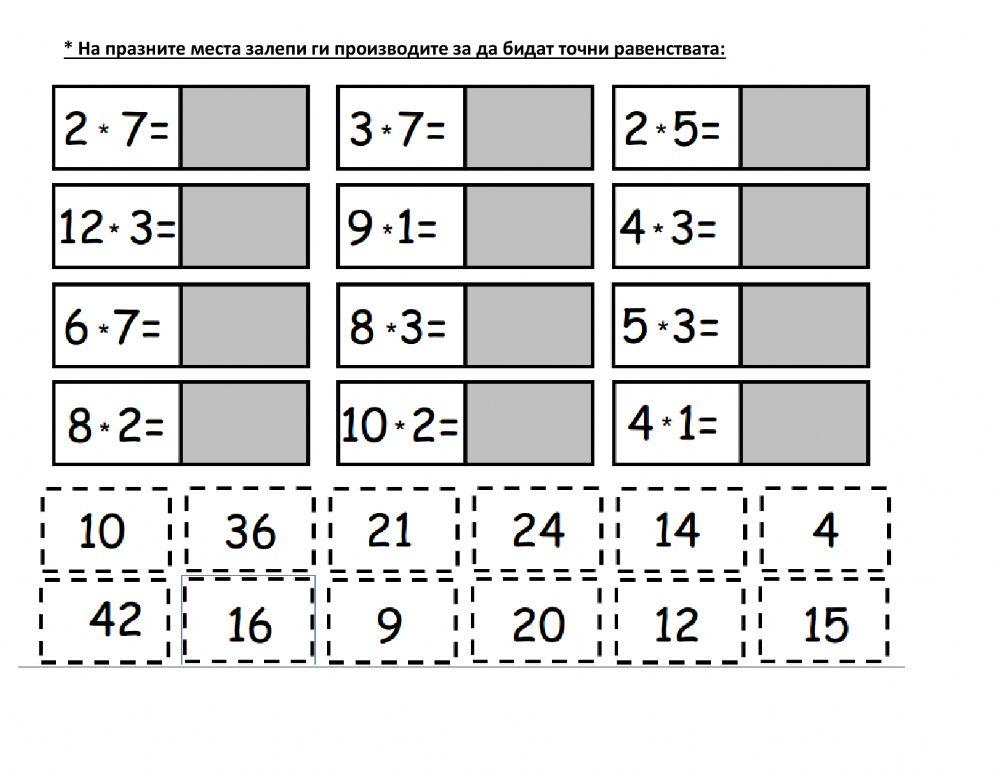 Множење и делење