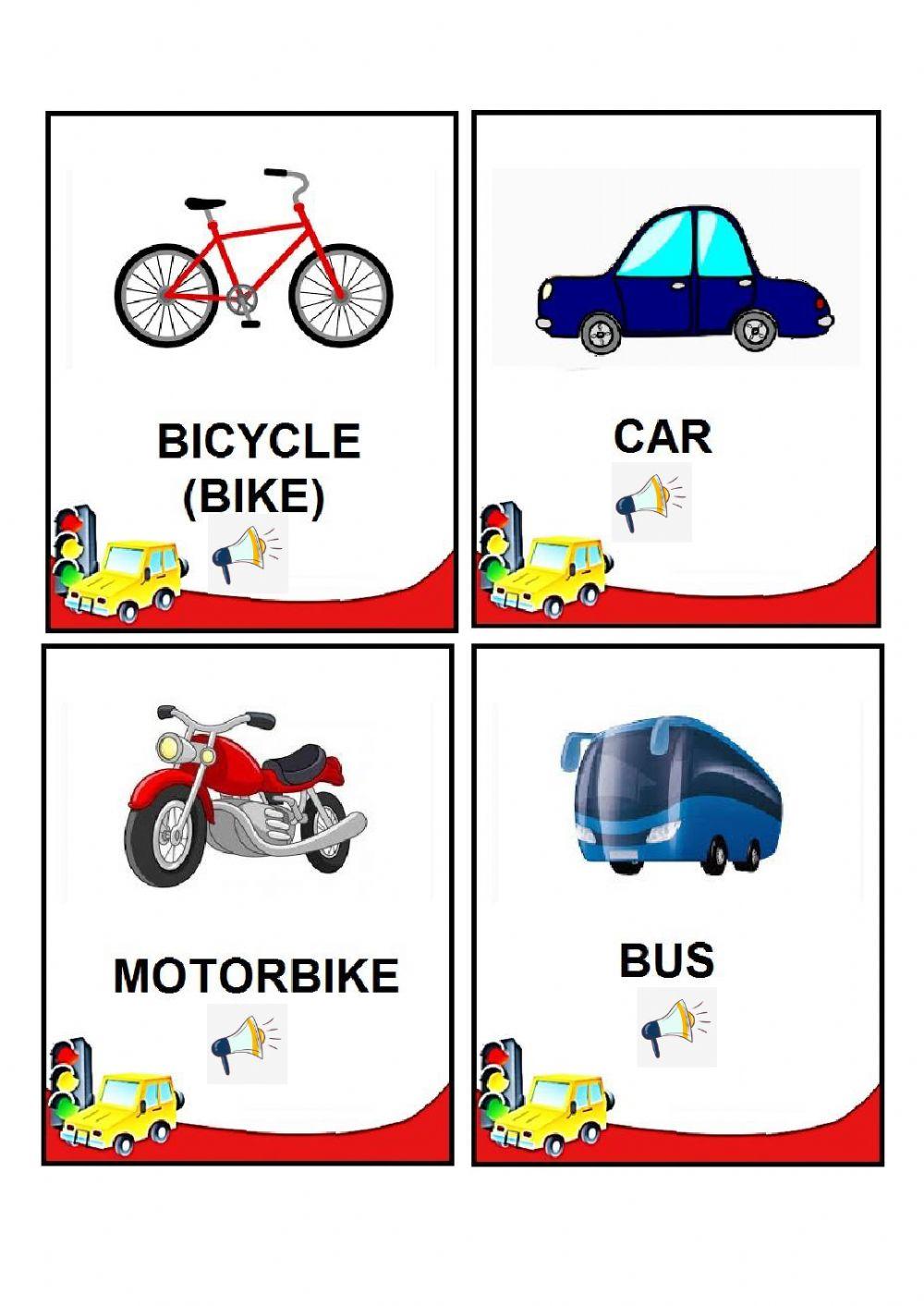 Road safety vocabulary